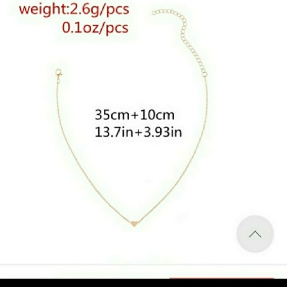 Women's Heart Short Necklace - Picture 6 of 6